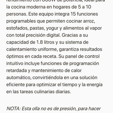Olla multipropósito - Img 123390717