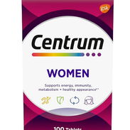 Centrum Women para mujer Multivitamínico pomo con 100 unidades 23 USD - Img 52930306