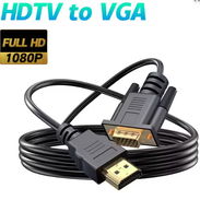 Cable adaptador  HDMI - VGA (De HDMI macho hacia VGA macho) - Img 52021330
