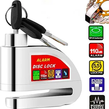 Cascos Originales estilo gorras nuevos, Candado anticizalla con alarma para moto o bicimotos - Img 116683833