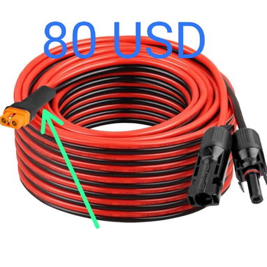 3 metros de cable con toda las conexiones para generadores eléctricos - Img 121665576