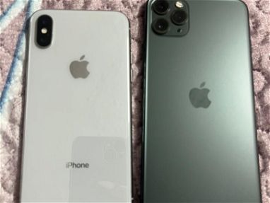 Dos iPhone vendo o cambio , 11 pro Max y iPhone X - Img main-image-45723359