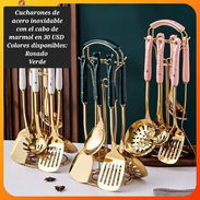 Juego de cucharones de acero inoxidable - Img 55519391
