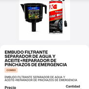 Embudo filtrante separador de agua y aceite - Img 55762805