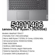 !! Laptop Lenovo 15.6" Ryzen 7 (16/512GB) Nueva en caja/Modelo: IdeaPad 1 15ALC7!! - Img 45634298