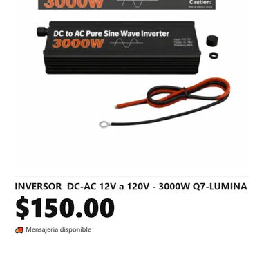 INVERSOR Q7-LUMINA CON FACTURA Y GARANTIA - Img 119142118