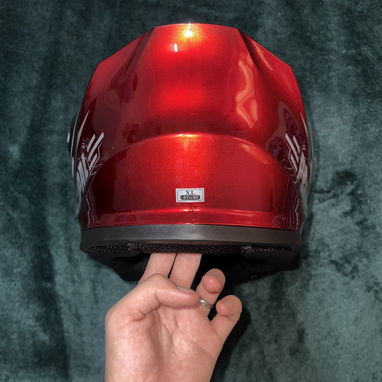 Casco integral marca Izuki Rojo - 2/3