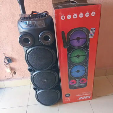 BOCINA SACO / NUEVO / ORIGINAL / ALTA CALIDAD DE AUDIO / MICROFONO INCLUIDO / - Img 112686556