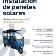 Instalación de Paneles Solares en Triciclos - Img 57042246
