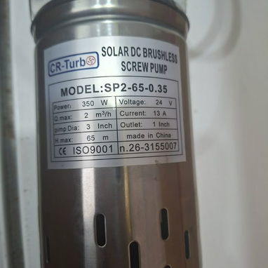 *BOMBA / TURBINA SUMERGIBLE SOLAR CR-TURBO ☀️* - 2/5