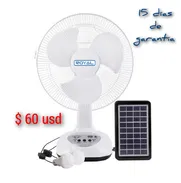 Ventilador de mesa recargable marca Royal 12" nuevo - Img 50566932