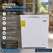 ‼️56225007💲195usd❄️Freezer Royal de 5.5pies,155 litros❄️Como nuevo. 2 meses de poco uso 🛻 A recoger en el Vedado - Img 52902785