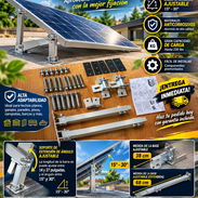 ☀️ NO HAY ESCUSA PARA MONTAR TU PANEL ☀️ BASES REGULABLES PARA PANEL SOLAR. TENEMOS MENSAJERÍA, FACTURA. 📲 54833699 - Img 57864724