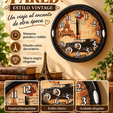 Reloj de Pared para el hogar (g1) - 3/3