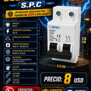 ⚡32A ⚡ BREAKER DOBLE 32A MARCA SPC. MENSAJERIA CON FACTURA Y GARANTIA. 📲 54833699 - Img 56696555