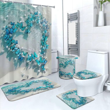 Juego de Cortinas de baño 5 piezas - 3/10