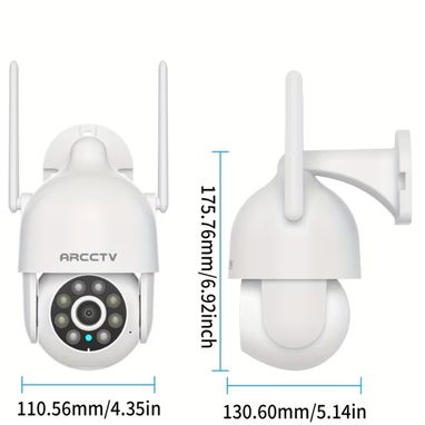 Kit de 2 cámaras de seguridad WiFi 1296P - 3/6