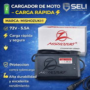 Cargador de moto eléctrica 72v 5.5 amp (carga rápida) marca Mishozuki - Img 56011574