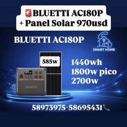 Bluetti Ac180P 1440wh + panel solar 580w - Img 55953081