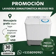 🌀 ¡PROMOCIÓN! LAVADORA SEMIAUTOMÁTICA MILEXUS 9KG 🌀 - Img 55289431