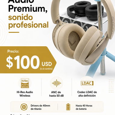 Audífonos Bluetooth / inalámbricos – TWS, diadema y gaming en La Habana - 7/7