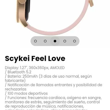 Scykei Feel Love. Notificación de llamadas entrantes y posibilidad de rechazarlas - 3/5