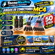 ☀️ JUEGOS DE CONECTORES MC4 PARA PANELES SOLARES ⚡ 🔌 Conectores MC4 ✅ Juegos tipo Y WhatsApp 53321047 - Img 57774260