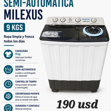🧺✨ ¡QUE LAVAR LA ROPA DEJE DE SER UNA TAREA PESADA! ✨🧺  🔥 Tenemos lavadoras ideales para hacer tu día a día mucho más - 4/4