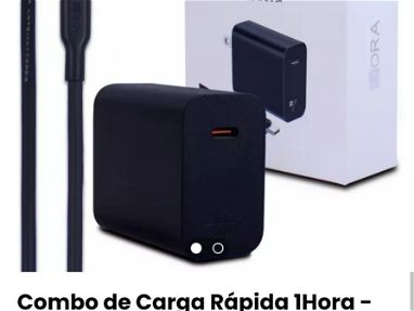 Cargador de CARGA RÁPIDA* Cargador Tipo C de celular/ Cargador USB 5V 3A/ Cargador 20W/ Cargador 30W de carga turbo 12V - Img 64770686