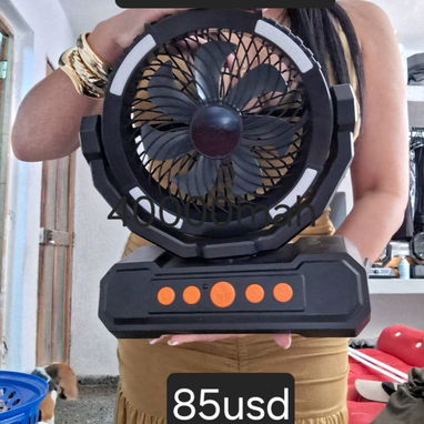 Ventilador recargable f6 nuevo en su caja 📦 ➡️ 5 8296828 - 3/3