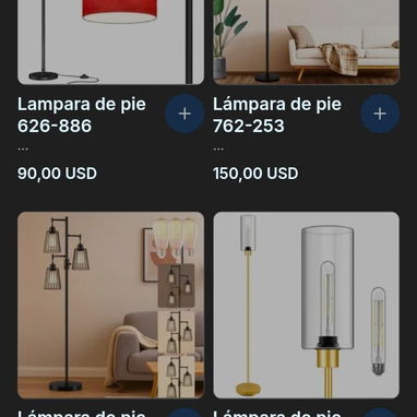 Lámparas de Pie// Estos y más Modelos - Img 124934426