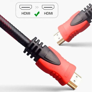 Cable enmallado HDMI a HDMI (HD Resolución 1920x1080p) de 3m. Nuevo en 5000 CUP - Img 118136805