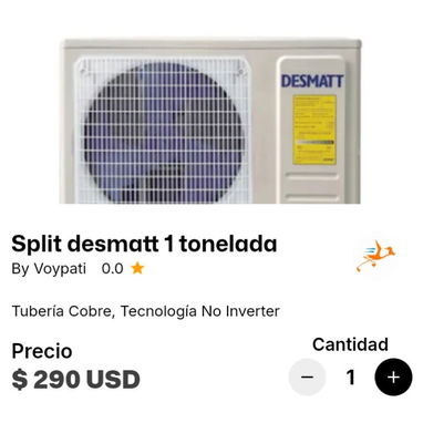 split milexus 24K 220V y split de 1 tonelada desmatt - 2/4