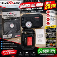 CARSUN Mini bomba de aire inflador de neumáticos coche eléctrico Mini 20L/Min compresor de aire portátil para coches mot - Img 56053604
