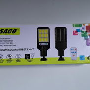 Lámparas solares con sensor de movimiento - tiene 3 modos de luz - incluye control, base y tornillos expansionadores par - Img 55743417