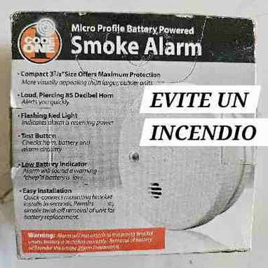 DETECTORES DE HUMO NUEVOS, EVITE LOS ACCIDENTES. Detector de incendio traído de EE.UU. - Img 117872528
