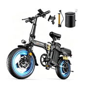 Bicicleta Eléctrica Plegable 14” 1000W 48V 15Ah hasta 28MPH con Encendido Sin Llave $679.20 - Img 55629372
