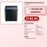 LAVADORA SEMIAUTOMÁTICA MILEXUS 7KG . - Img 57881930