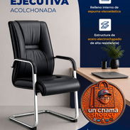 🪑SILLA EJECUTIVA 🪑 ACOLCHONADA NEGRA. ENTREGA GARTIS CON FACTURA. TL 54833699 - Img 56426117