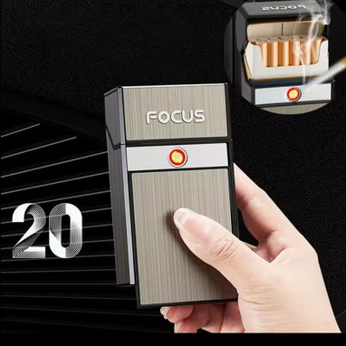 Fosforeras/Cigarreras RECARGABLES de lujo para fumadores 🚬 - 2/2