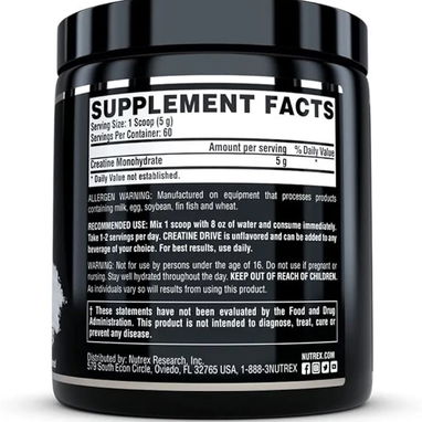 ✓ Creatina Nutrex de 60 servicios ✓ - 3/3