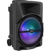 Pyle Sistema de Bocina PA Portátil Bluetooth 800W – Altavoz DJ con Subwoofer de 12″, Entrada USB, SD, AUX y Micrófono $2 - Img 56946310