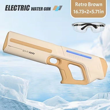 Pistola de Agua Eléctrica Estilo Rifle - 3/6