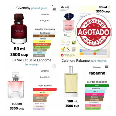 Perfumes disponibles por cantidad: 2600 cup - Img 99026761