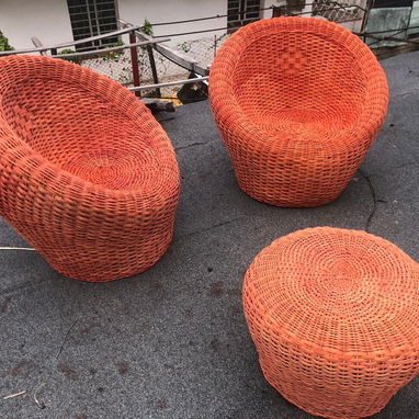 SE vende y se reparan muebles de mimbre para embellecer su hogar , terraza y portal .No dudes en preguntar - 3/5
