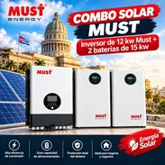 Combo solar de inversor de 12 kw con 2 baterías de 15 kw 💎 - Img 58388531