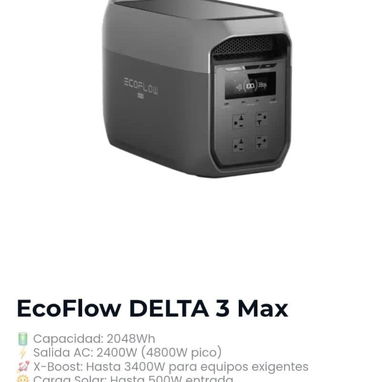 Batería, Planta, Inversor y EcoFlows - Img 126388423