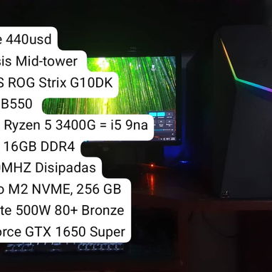 🚨🚨Se vende o se cambia piezas de PC, computadora y se arman también personalizadas a su presupuesto y gusto - 4/10