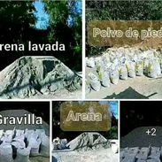 Arena, polvo de piedra y gravilla - Img 57921211