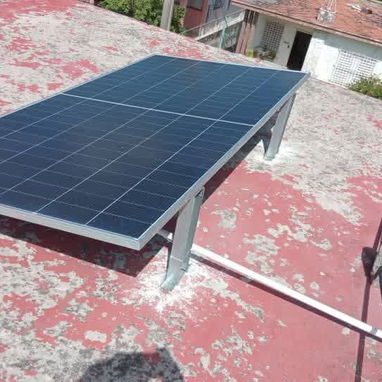 Bases para  paneles solares. - 4/5